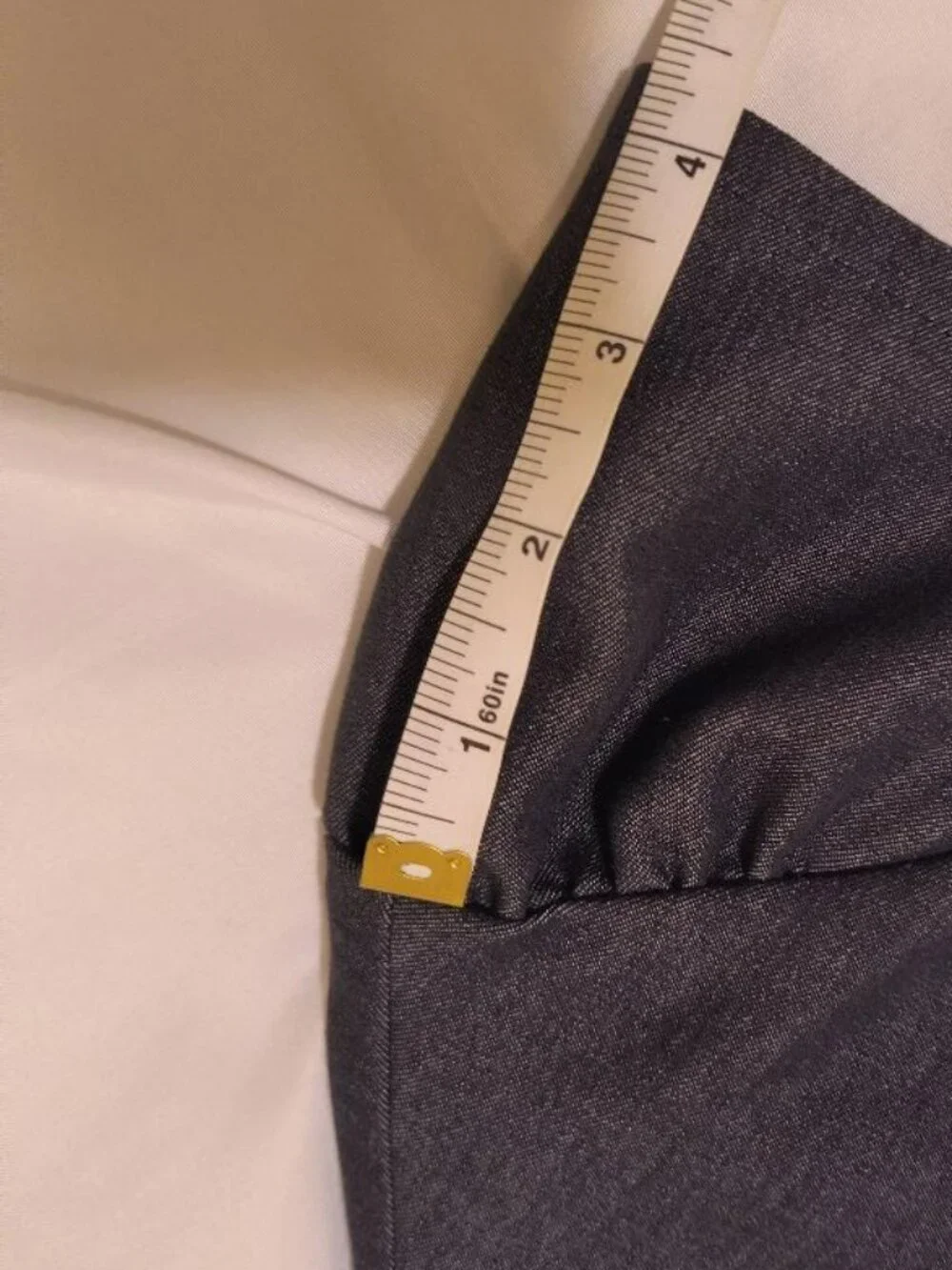 Connected Apparel Casual Blue Denim Dress Size 14P - Picture 5 of 8